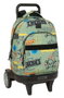 Safta Mochila Grande con Ruedas Compact Evolución Exterior Zone Graffiti 33x45x22 cm