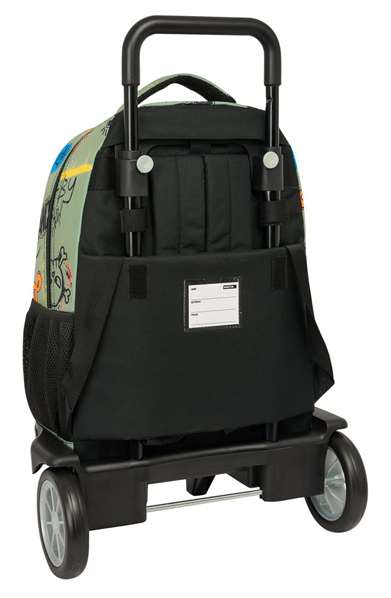 Safta Mochila Grande con Ruedas Compact Evolución Exterior Zone Graffiti 33x45x22 cm