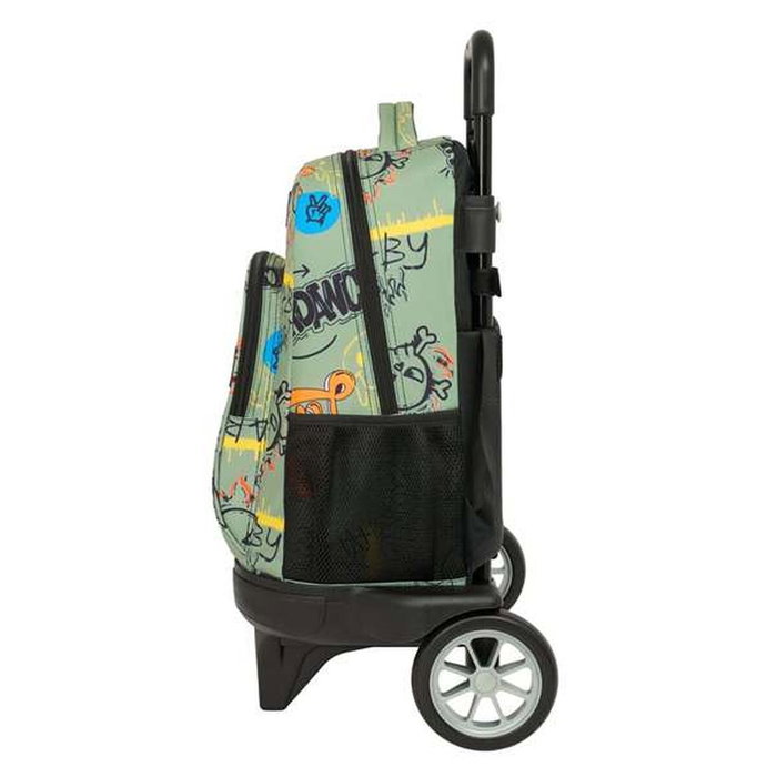 Safta Mochila Grande con Ruedas Compact Evolution Extraíble Graffiti Zone