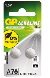 GP Pilas Alcalinas LR0044-A76 1,5V 110 mAh