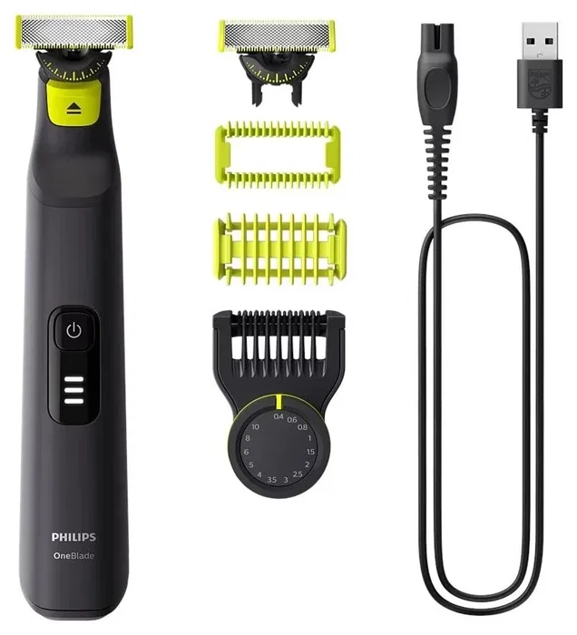 Philips OneBlade Pro 360 QP6542/15 Face + Body Negro/Lima Philips OneBlade Pro 360 QP6542/15 Face + Body Negro/Lima