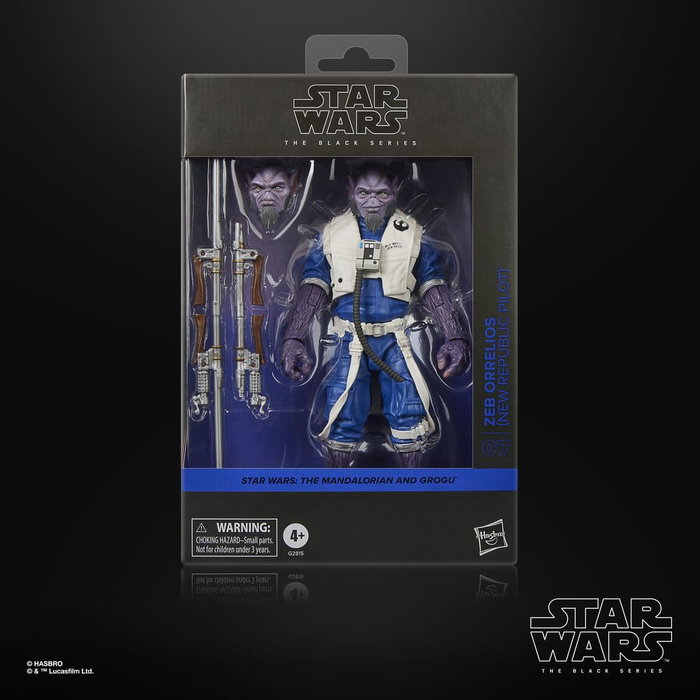 Hasbro Star Wars The Black Series Zeb Orrelios New Republic Pilot 15cm