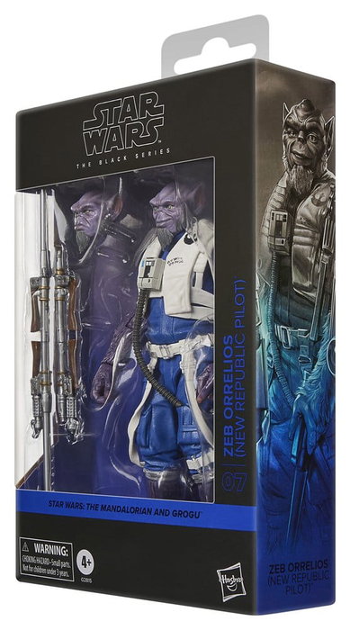 Hasbro Star Wars The Black Series Zeb Orrelios New Republic Pilot 15cm