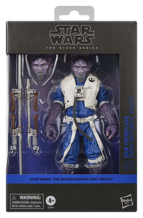 Hasbro Star Wars The Black Series Zeb Orrelios New Republic Pilot 15cm