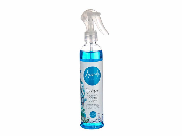 Acorde Ambientador Spray Oceano 280 ml con Dimensiones 5x25x5 cm (Set de 24)