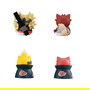 Megahouse Naruto Shippuden NyAruto! Battle vs Akatsuki - Set de 8 Figuras Coleccionables de 3 cm