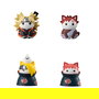Megahouse Naruto Shippuden NyAruto! Battle vs Akatsuki - Set de 8 Figuras Coleccionables de 3 cm