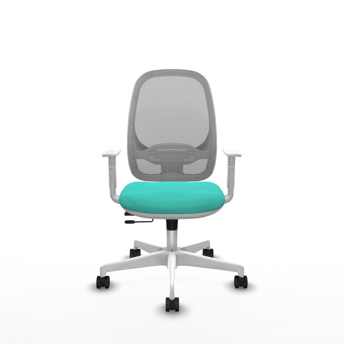 PIQUERAS Y CRESPO Silla de oficina Cilanco con mecanismo Sincro/Traslack Turquesa y Gris PIQUERAS Y CRESPO Silla de oficina Cilanco con mecanismo Sincro/Traslack Turquesa y Gris