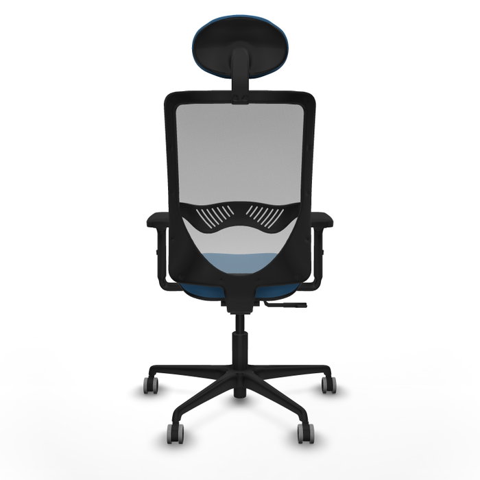 PIQUERAS Y CRESPO Silla de oficina Zulema con mecanismo Sincro, Azul claro y Gris PIQUERAS Y CRESPO Silla de oficina Zulema con mecanismo Sincro, Azul claro y Gris