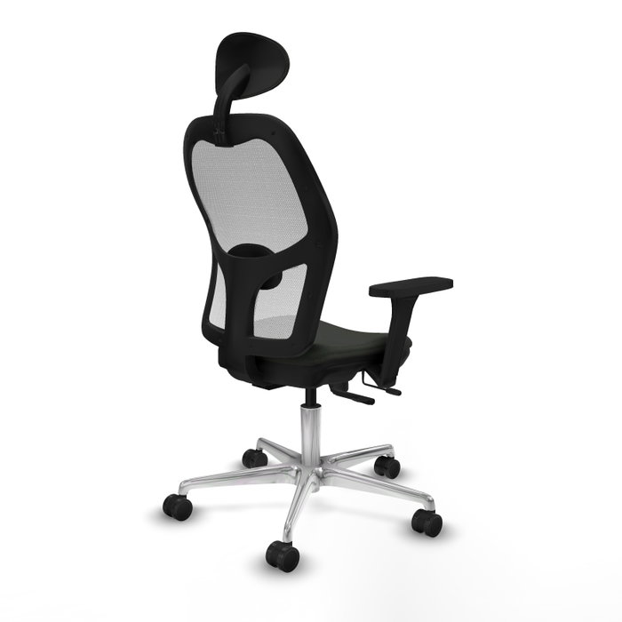 PIQUERAS Y CRESPO Silla de oficina Jorquera con mecanismo Sincro/Traslack Negro y Blanco PIQUERAS Y CRESPO Silla de oficina Jorquera con mecanismo Sincro/Traslack Negro y Blanco