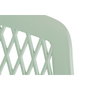 DKD Home Decor Silla PP Metal Verde