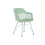 DKD Home Decor Silla PP Metal Verde