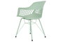 DKD Home Decor Silla Shenglong 3 Scandi Urban Verde PP Metal 57x57x80.5 cm