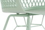 DKD Home Decor Silla Shenglong 3 Scandi Urban Verde PP Metal 57x57x80.5 cm