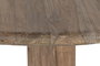 DKD Home Decor Mesa Redonda de Comedor en Teca Reciclada