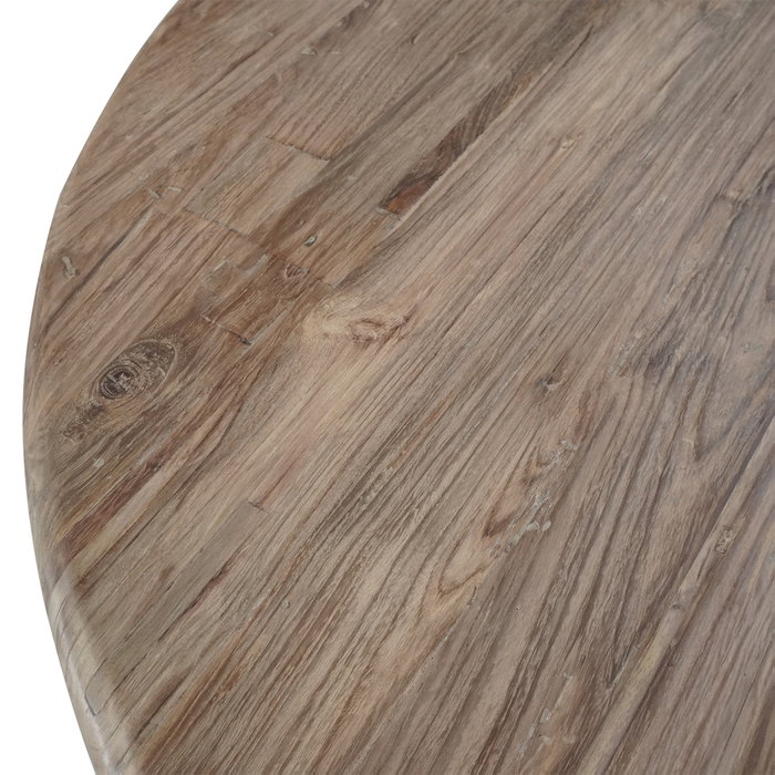 DKD Home Decor Mesa Redonda de Comedor en Teca Reciclada DKD Home Decor Mesa Redonda de Comedor en Teca Reciclada