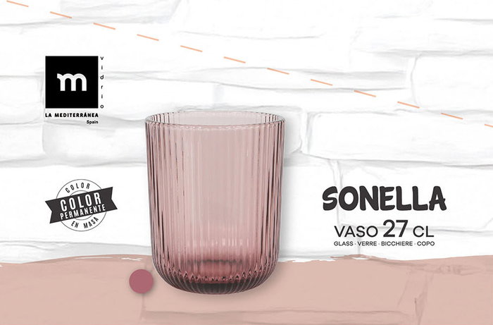La Mediterranea Vaso Sonella 270cc Transparente