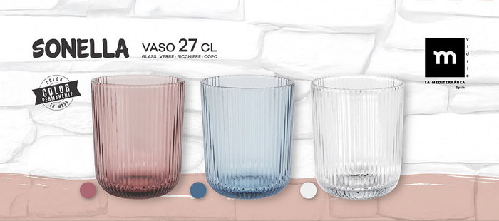 La Mediterranea Vaso Sonella 270cc Transparente
