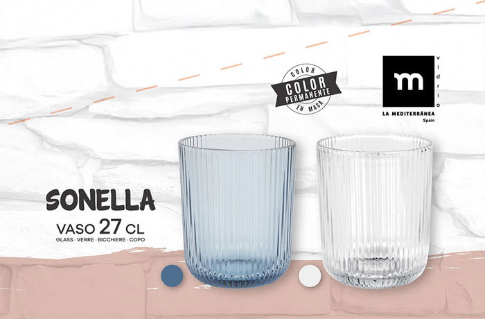 La Mediterranea Vaso Sonella 270cc Transparente