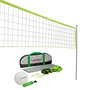 Dunlop Set de Voley Playa con Red, Pelota e Inflador - 609x220cm con Postes y Funda de Transporte