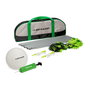 Dunlop Set de Voley Playa con Red, Pelota e Inflador - 609x220cm con Postes y Funda de Transporte