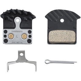 Shimano Pastilla de Freno Compatible con Pinzas M9000/M9020/M987/M985/M8100/M8000/M785/M7100/M7000/M675/M666/M6100/M6000/M615/S700/RS785/R785 - Metal con Aletas y Muelle