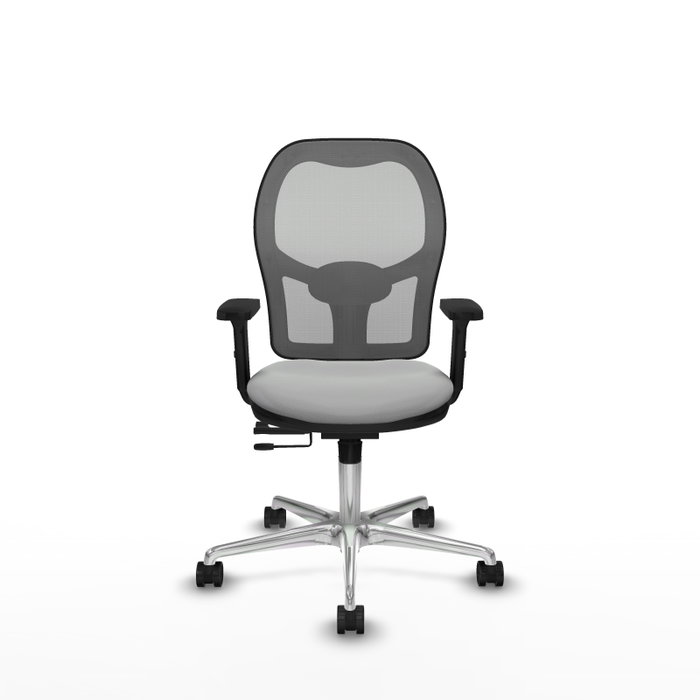 PIQUERAS Y CRESPO Silla de oficina Jorquera Gris con mecanismo Sincro/Traslack