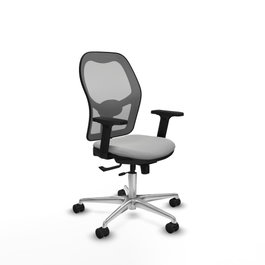 PIQUERAS Y CRESPO Silla de oficina Jorquera Gris con mecanismo Sincro/Traslack