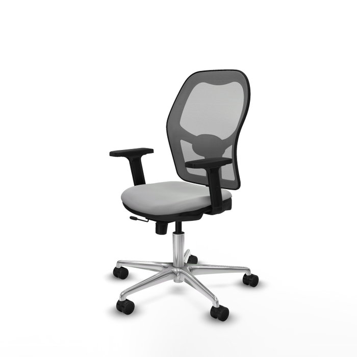 PIQUERAS Y CRESPO Silla de oficina Jorquera Gris con mecanismo Sincro/Traslack