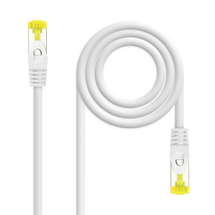 Nanocable Cable de red RJ45 Cat.6A SFTP AWG26 3m Blanco Nanocable Cable de red RJ45 Cat.6A SFTP AWG26 3m Blanco