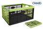 Tontarelli Caja Plegable 32L - 47.5 cm x 35 cm x 23.6 cm Verde/Negro Voila (10 Unidades)