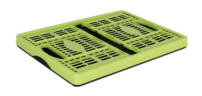 Tontarelli Caja Plegable 32L - 47.5 cm x 35 cm x 23.6 cm Verde/Negro Voila (10 Unidades)