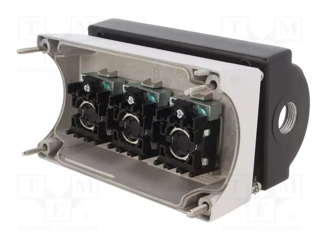 SIEMENS 3SU1.5 Casete de control de 3 botones, rojo/negro/negro