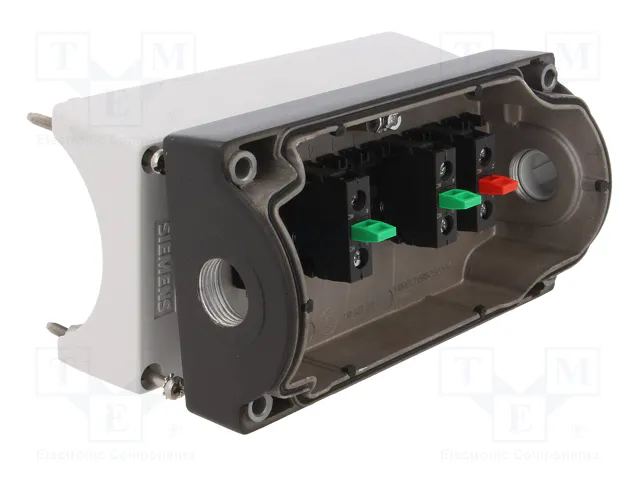 SIEMENS 3SU1.5 Casete de control de 3 botones, rojo/negro/negro