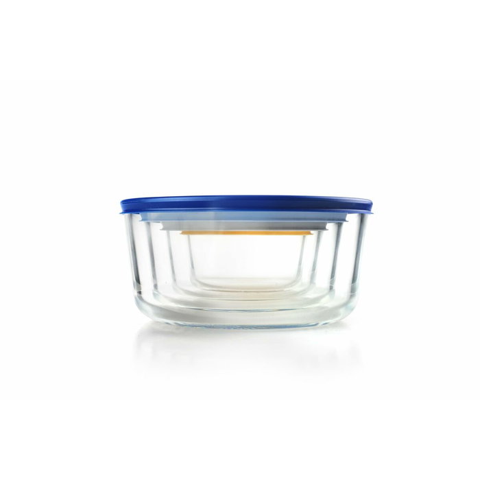 Ibili Set de 4 fiambreras redondas