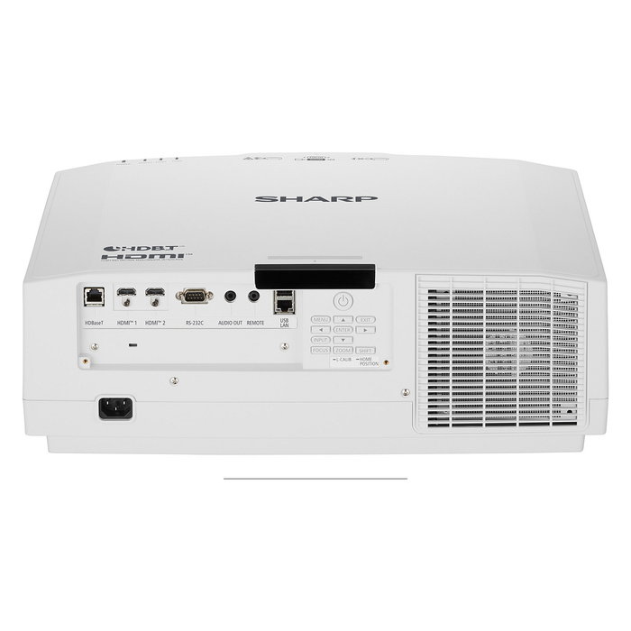 Sharp Proyector V731U Laser 7300 Lúmenes ANSI, 3LCD, WUXGA 1920x1200, 16:10, 3D, 20000h, Zoom, Motorizado, HDMI, HDBaseT