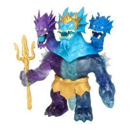 Bandai Figura Goo Jit Zu King Hydra - Criatura de 3 Cabezas con Luces y Sonido, Figura de Acción