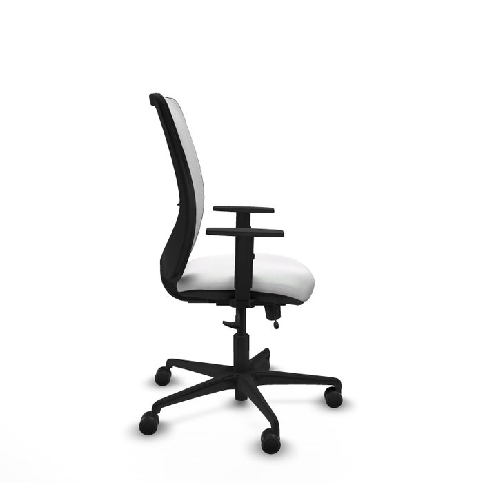PIQUERAS Y CRESPO Silla de oficina Zulema Blanca con mecanismo Sincro/Traslack