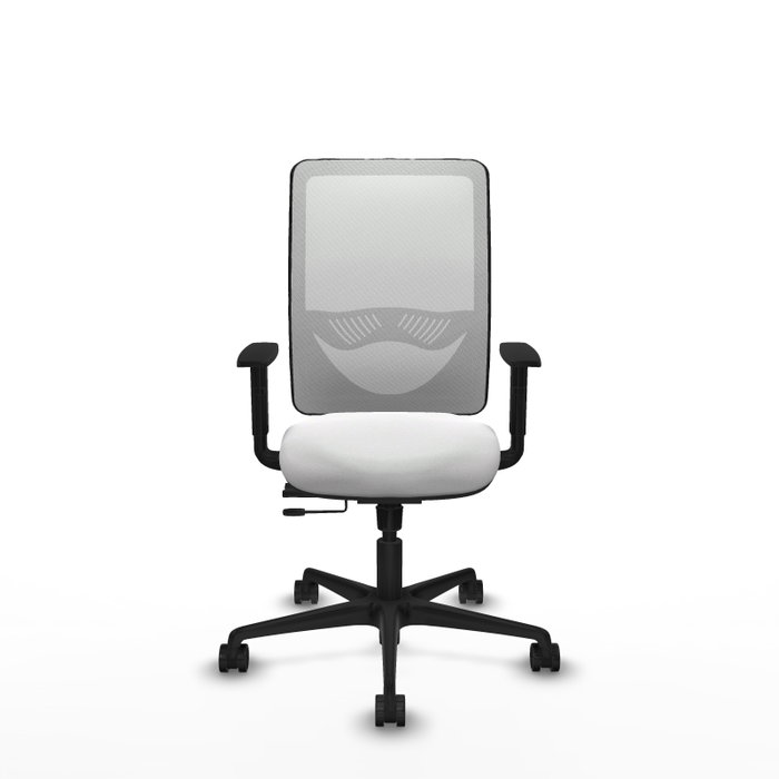 PIQUERAS Y CRESPO Silla de oficina Zulema Blanca con mecanismo Sincro/Traslack