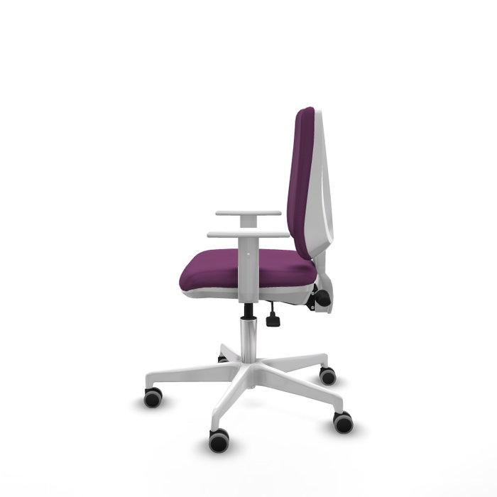 PIQUERAS Y CRESPO Silla de oficina Elche con mecanismo Asincro, Morado