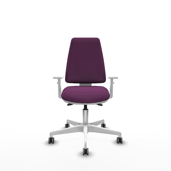 PIQUERAS Y CRESPO Silla de oficina Elche con mecanismo Asincro, Morado