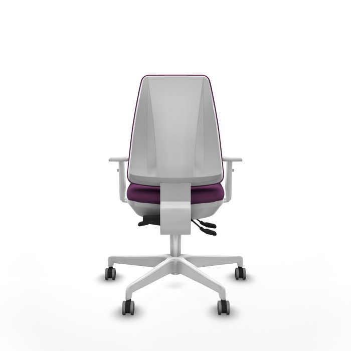 PIQUERAS Y CRESPO Silla de oficina Elche con mecanismo Asincro, Morado