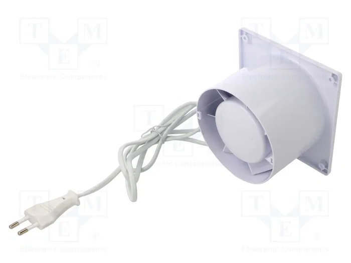 ORNO Ventilador Axial AC 230V 120x120x89mm Blanco
