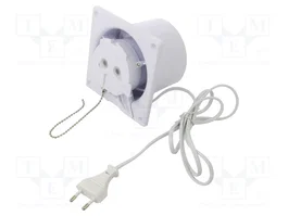 ORNO Ventilador Axial AC 230V 120x120x89mm Blanco