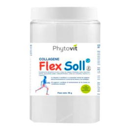 PHYTOVIT Collagene 98 Gr con Glucosamina, Condroitina, MSM y Bambú Tabashir para Apoyo Osteoarticular - 98 Gr