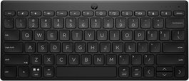 HP Teclado 350 Compacto Inalámbrico Bluetooth Multidispositivo, Compatible con Windows, macOS, iPadOS, Color Negro, 692S8AA#ABE