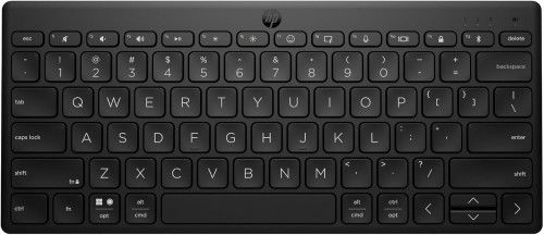 HP Teclado 350 Compacto Inalámbrico Bluetooth Multidispositivo, Compatible con Windows, macOS, iPadOS, Color Negro, 692S8AA#ABE HP Teclado 350 Compacto Inalámbrico Bluetooth Multidispositivo, Compatible con Windows, macOS, iPadOS, Color Negro, 692S8AA#ABE