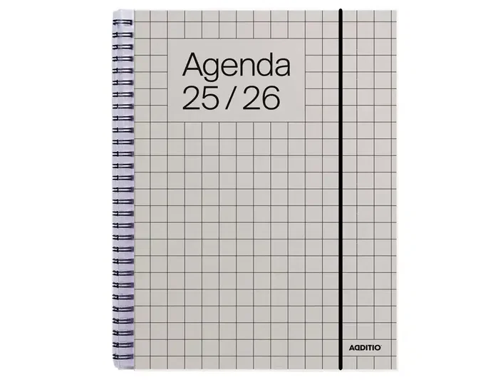 Agenda Escolar (2025-26) Additio Universal Espiral Tapa Pvc S/V 165X215 Con Goma Agenda Escolar (2025-26) Additio Universal Espiral Tapa Pvc S/V 165X215 Con Goma
