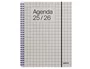 Agenda Escolar (2025-26) Additio Universal Espiral Tapa Pvc S/V 165X215 Con Goma
