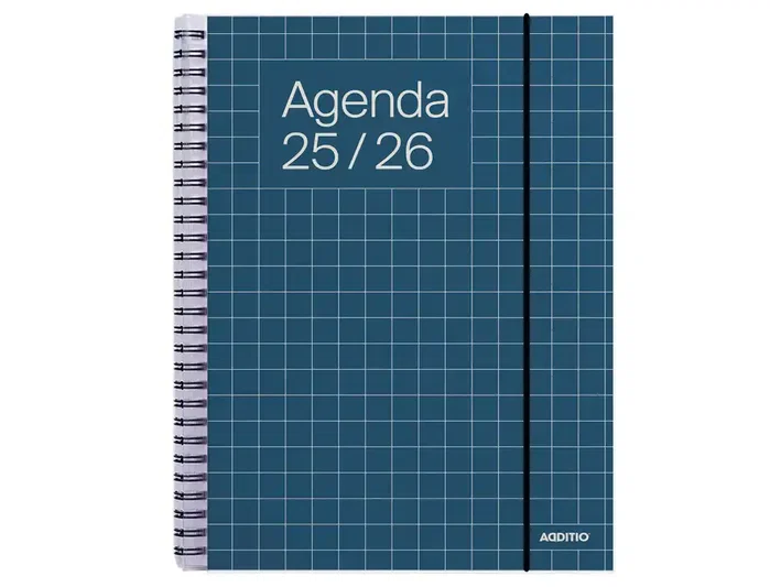 Agenda Escolar (2025-26) Additio Universal Espiral Tapa Pvc S/V 165X215 Con Goma Agenda Escolar (2025-26) Additio Universal Espiral Tapa Pvc S/V 165X215 Con Goma